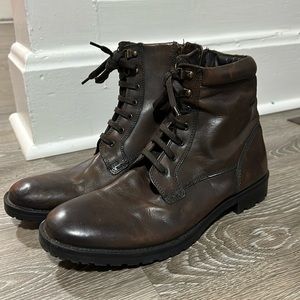 GBX brown leather boots size 10